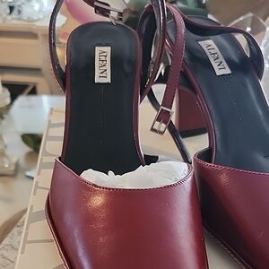Alfani Burgundy Heels